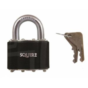 Squire Laminated Open Shackle Padlock 30 series 38mm